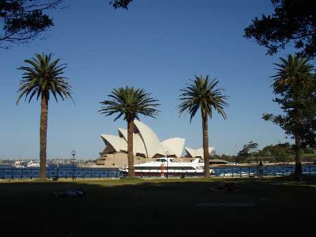 Die Oper von Sidney, fotografiert whrend meiner Australienreise 2007